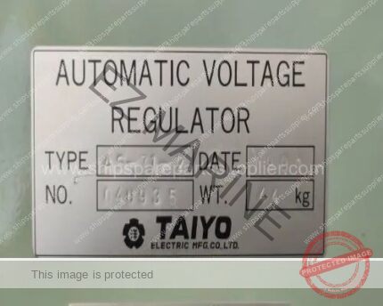 Refurbished TAIYO AUTOMATIC VOLTAGE REGULATOR AS 71 2