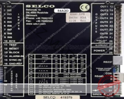 used SELCO M1000 ALARM PANEL MONITOR ANNUNCIATOR