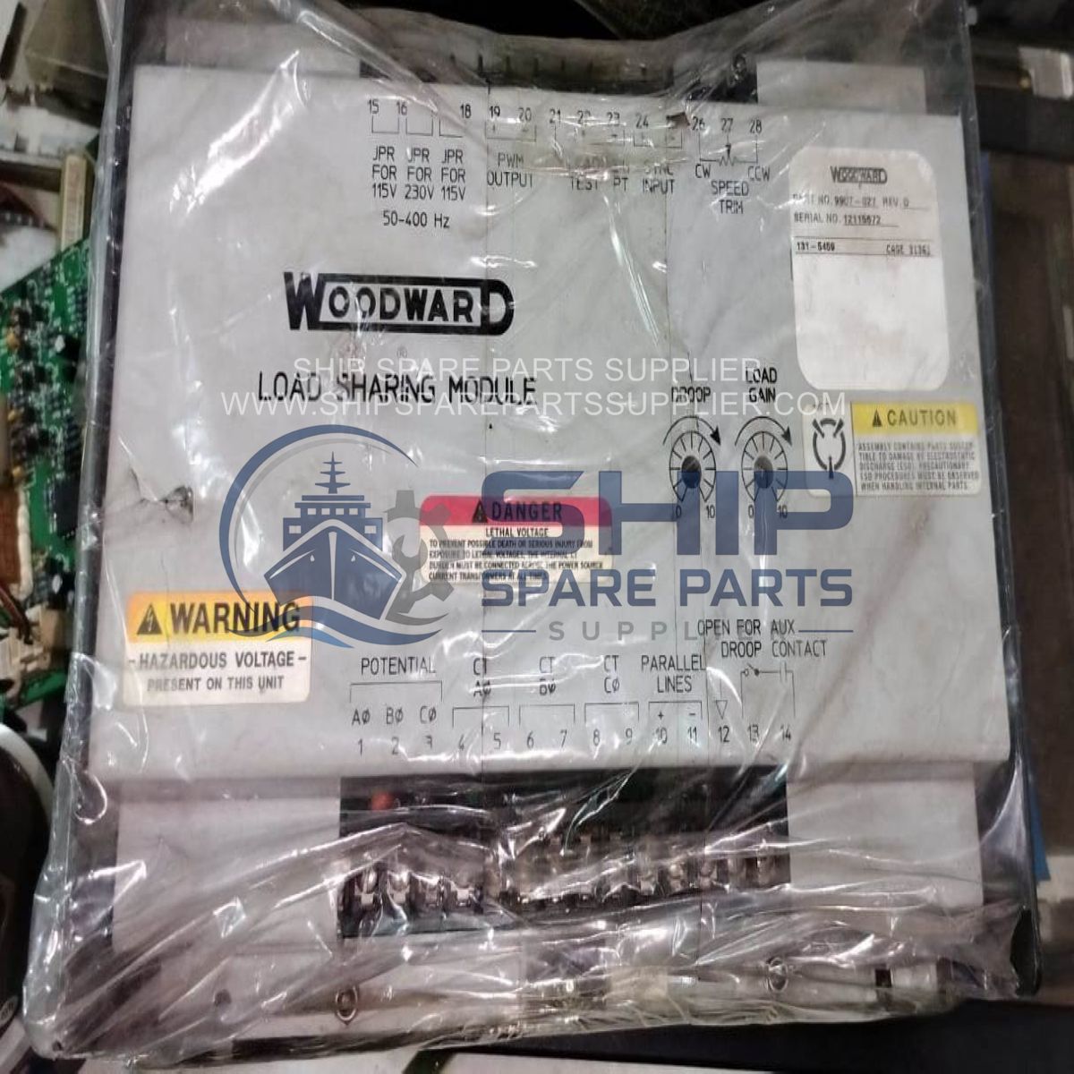 Woodward 2301D Digital Load Sharing Speed Control Used Woodward 2301D Digital Load Sharing Speed Control