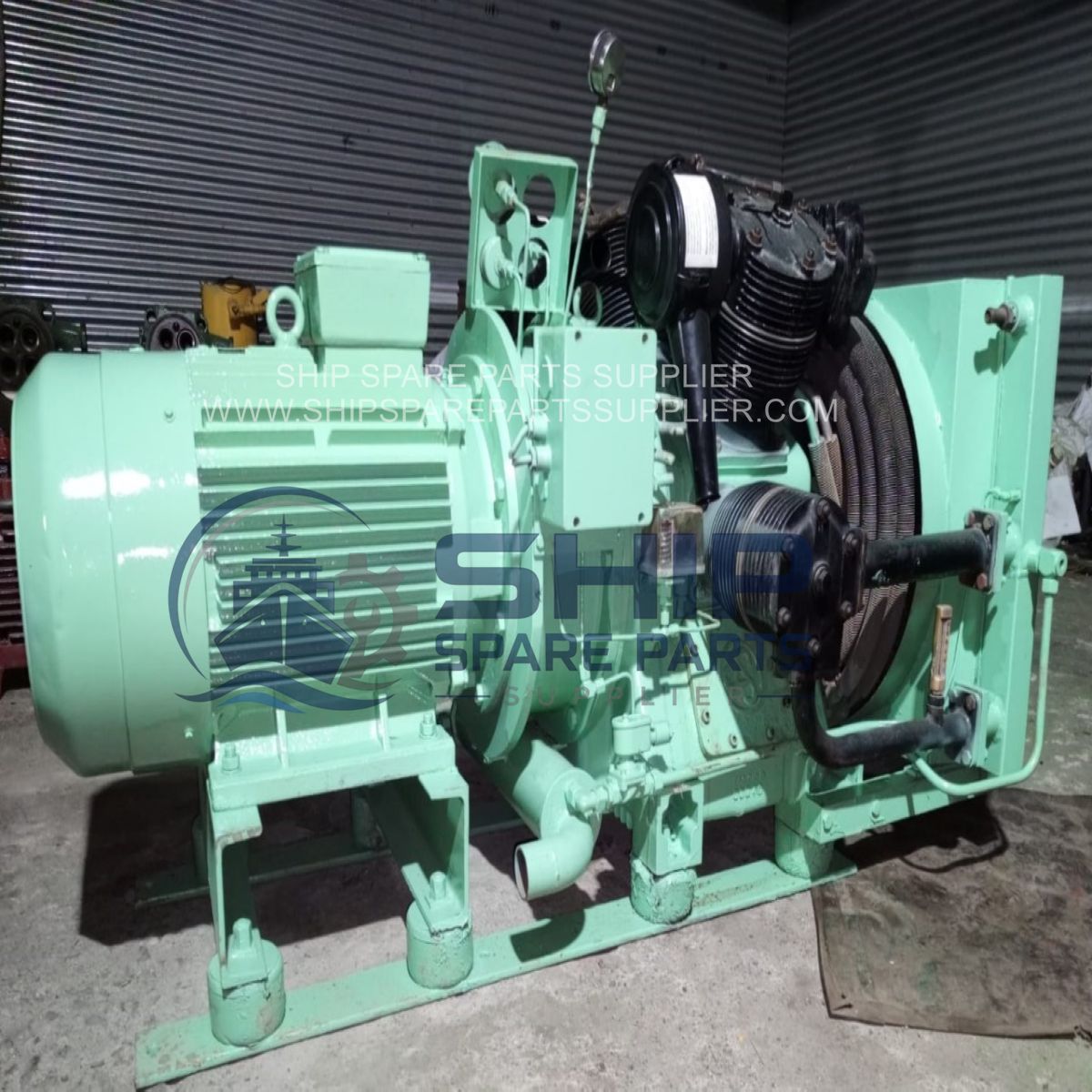 Used JP Sauer WP271L-100 Marine Air Compressor