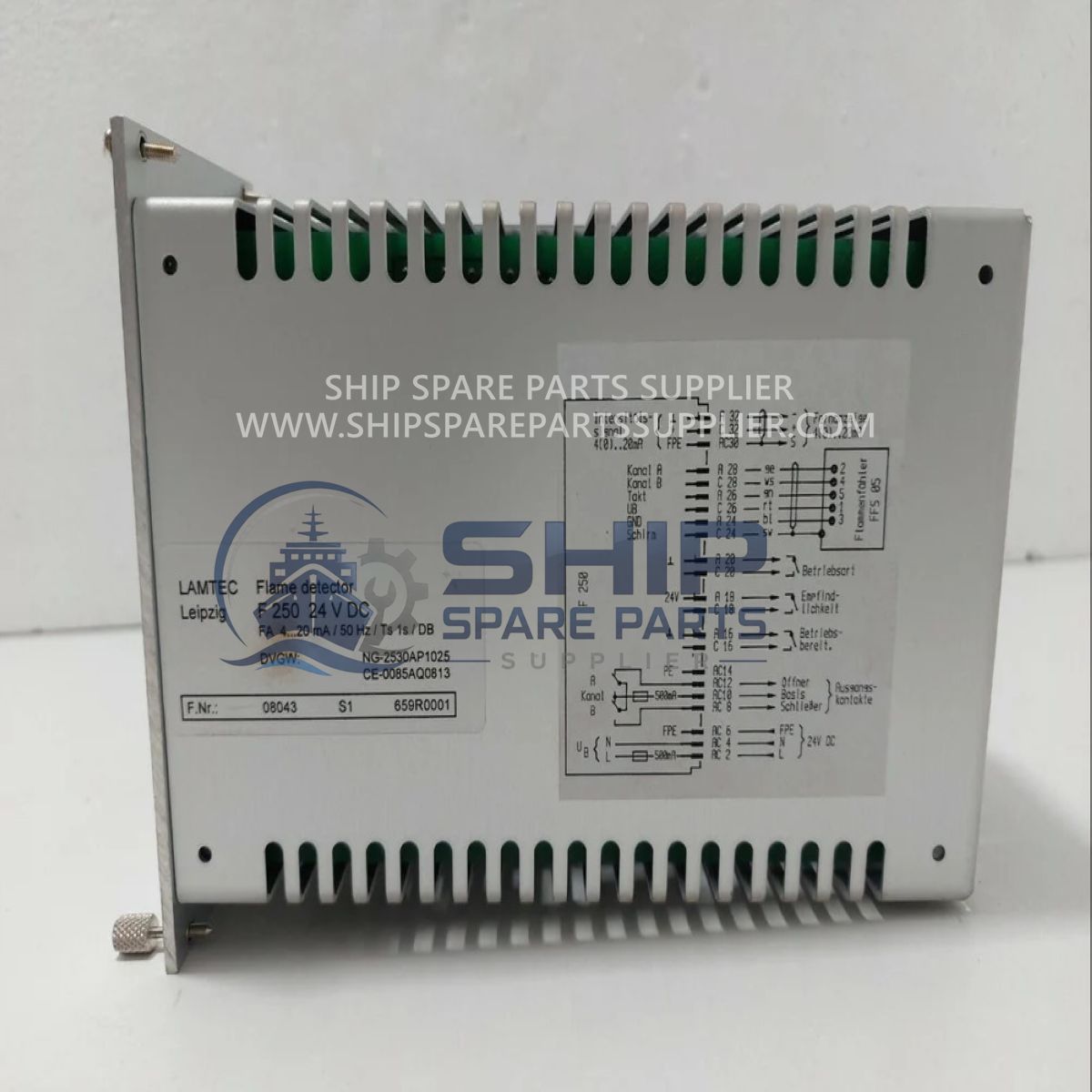 LAMTEC SAACKE FN01 F250 Flame Detector Control Module Used LAMTEC SAACKE FN01 F250 Flame Detector Control Module