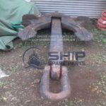 Side View of Used Marine Anchor