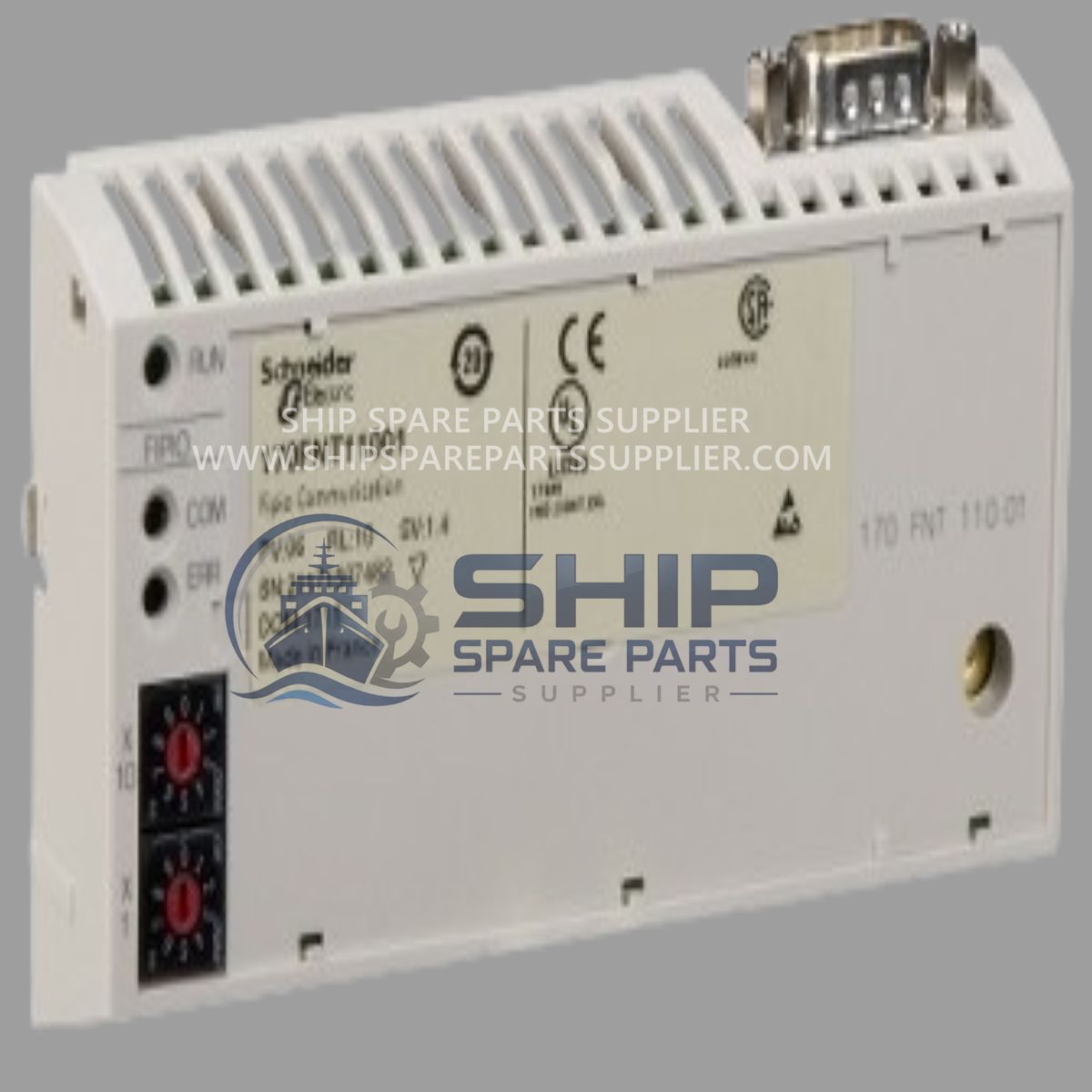 Modicon Momentum 170FNT11001 FIPIO Communication Adaptor Used Modicon Momentum 170FNT11001 FIPIO Communication Adaptor
