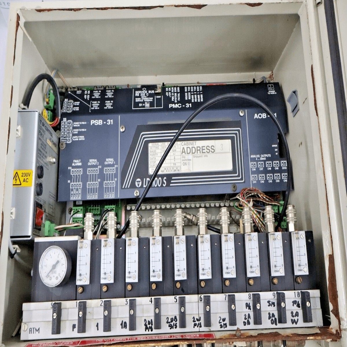 SF Control LD-100S Leveldatic Multipoint Transmitter Used SF Control LD-100S Leveldatic Multipoint Transmitter