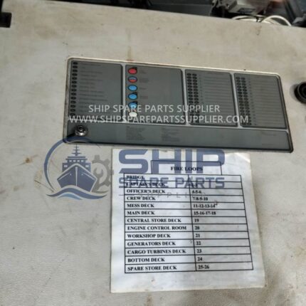 Used Tyco T1232 32 Zone Fire Alarm Control Panel Front View