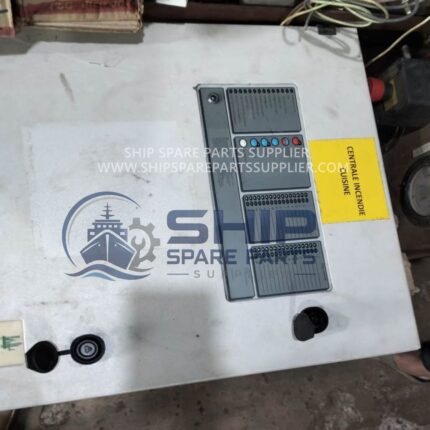 Used Tyco T1232 32 Zone Fire Alarm Control Panel Rear View